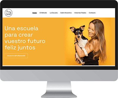 Diseño web profesional con WordPress y Elementor Pro para la escuela canina Can is Cool
