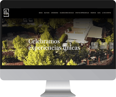 Diseño web estratégico enfocado a conversiones para la finca y espacio de celebraciones La Era Eventos.