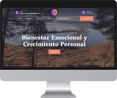 Diseño web estratégico enfocado a salud mental y bienestar para Laura Psicopedagoga.