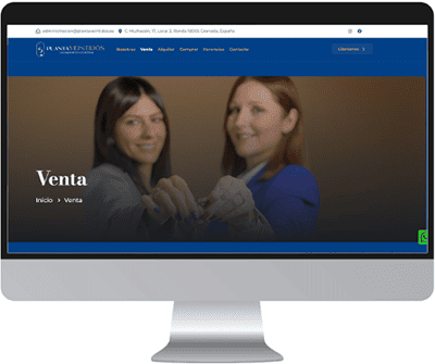 Diseño de página web profesional y estratégica para la inmobiliaria Planta Veintidós.